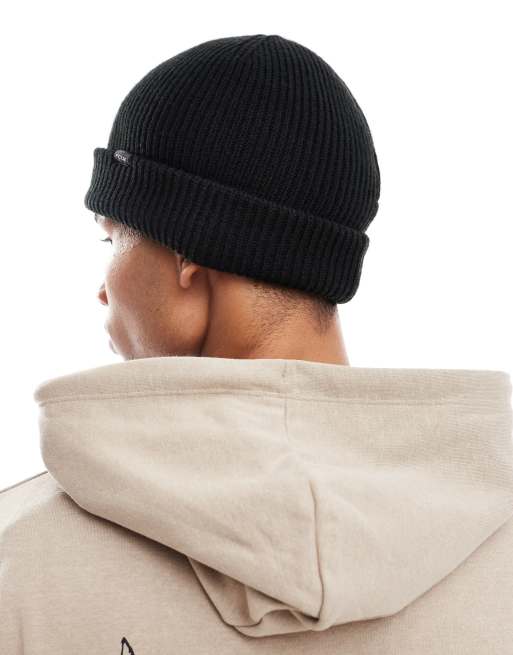 French Connection – FCUK – Svart, ribbad mössa, 2 av 3
