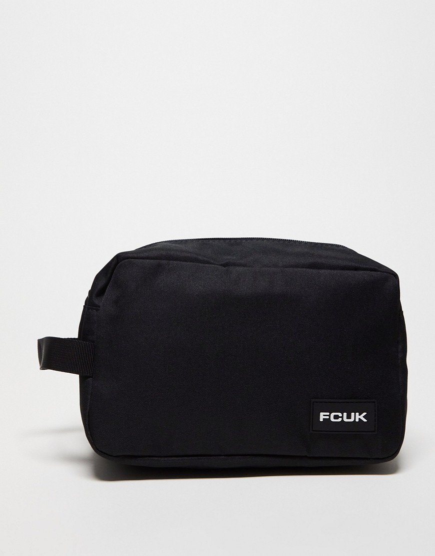 French Connection FCUK washbag in black