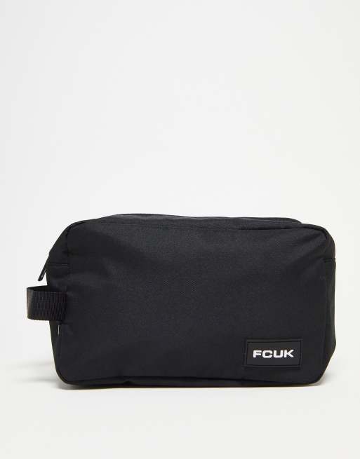 French Connection FCUK washbag in black | ASOS