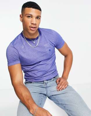French Connection feeder stripe t-shirt in bright blue - ASOS Price Checker