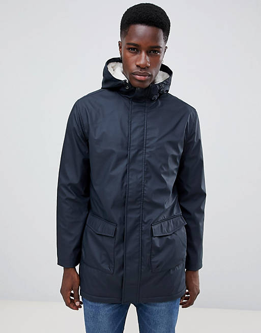 French Connection Fishtail Hooded Parka With Borg Lining | ASOS