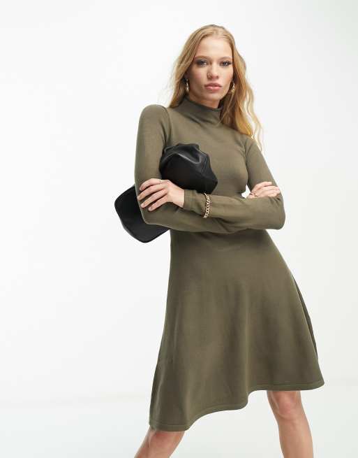 French connection fit shop and flare dress