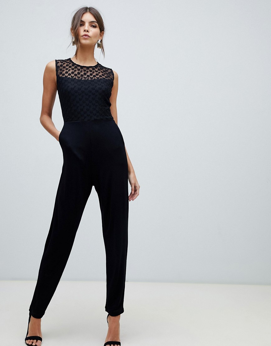 French Connection fitted jumpsuit-Black