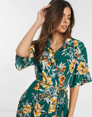 french connection floral midi dress