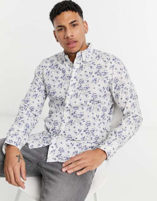 French Connection floral slim fit shirt ASOS