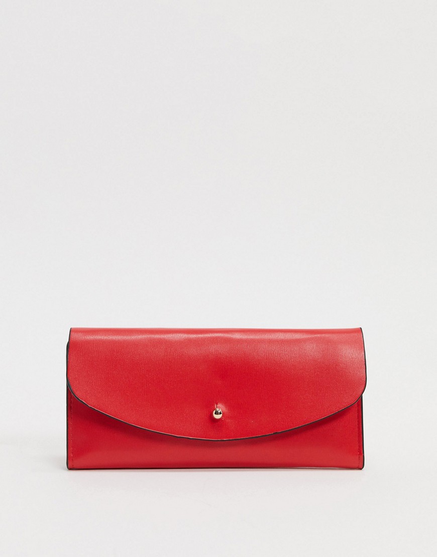 French Connection Foldover Ladies' Wallet-red