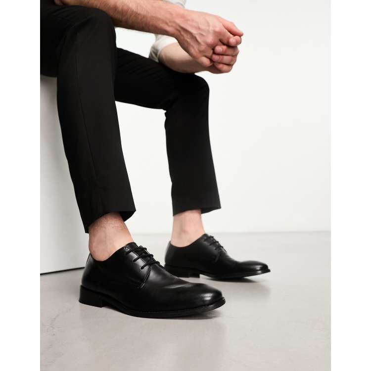 Buy Vintage Flat Shoes For Men Wedding Office Wear Formal- Black / UK6