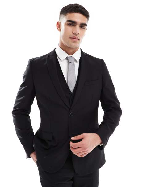 French Connection formal suit jacket co-ord in black - view 1