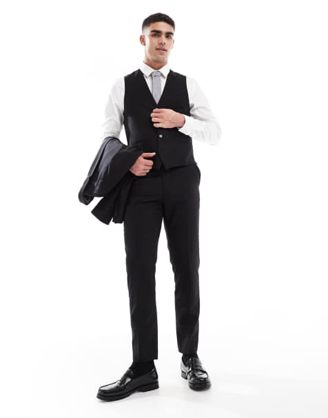 French Connection formal suit trousers co-ord in black - view 1