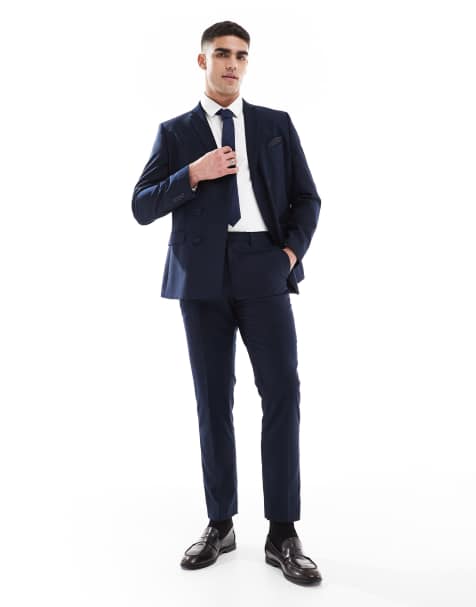 French Connection formal suit trousers co-ord in marine navy - view 1