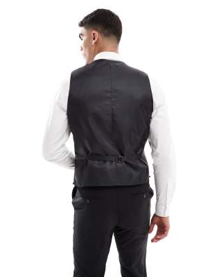 Shop French Connection Mens French Connection Formal Suit Vest In Black