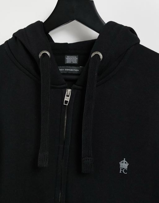 Fcuk black hoodie hot sale