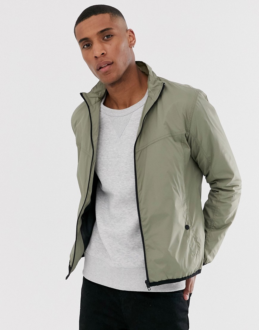 French Connection funnel tech jacket-Green