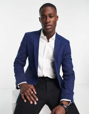 French Connection slim fit linen suit jacket - ASOS Price Checker