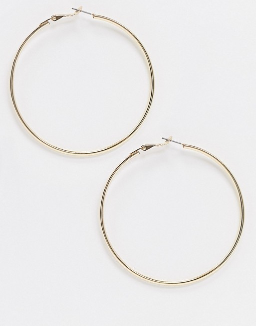 French Connection Gold Hoop Earrings