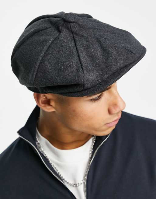 French Connection - Grå baker boy-hat