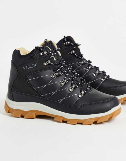 French Connection – Grafitowe buty trekkingowe