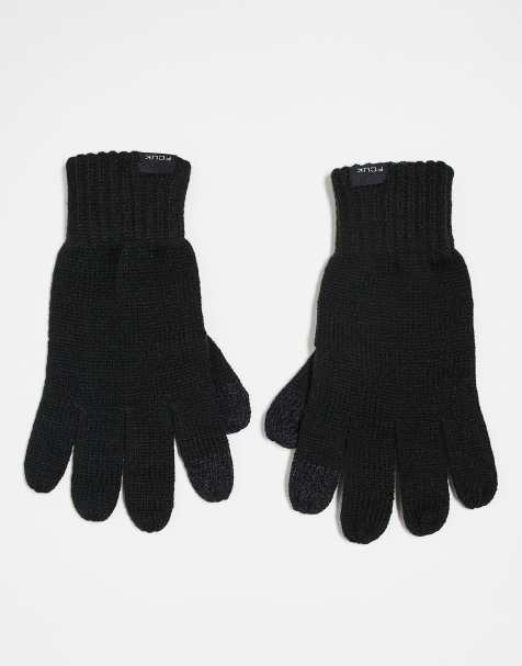 French Connection - Guanti touch screen neri - view 1
