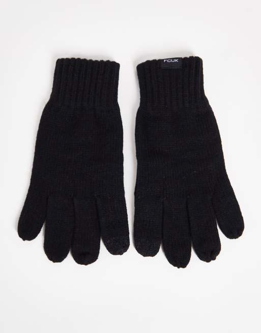 French Connection - Guanti touch screen neri