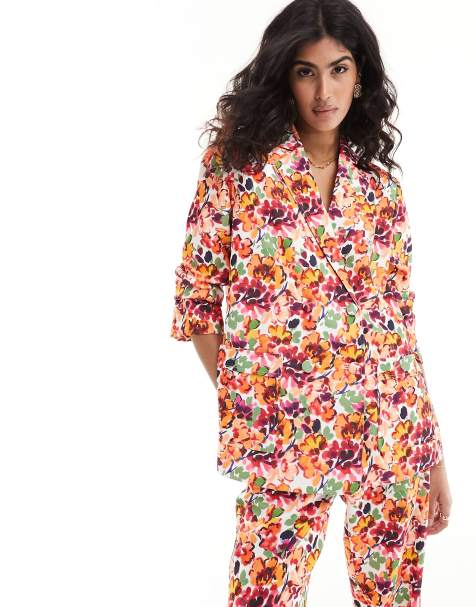 French Connection Hayley floral blazer in multi co-ord - view 1