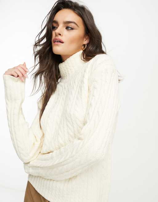 French connection store cable knit jumper