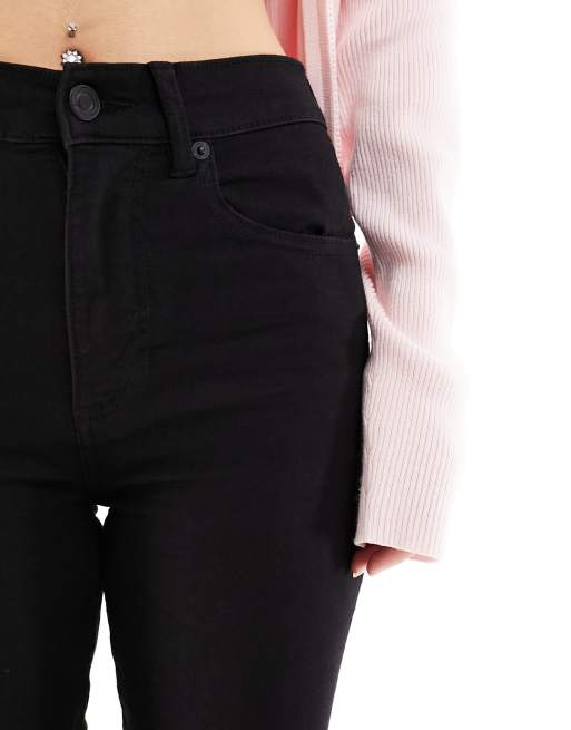 BLACK 5-POCKET JEGGINGS