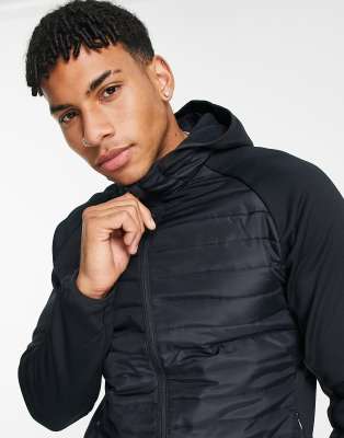 french connection black padded jacket