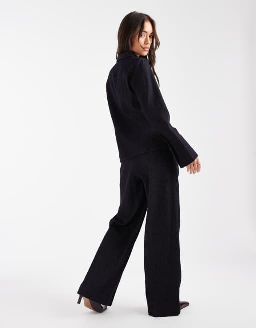 French Connection – Indigoblå jeans med vida ben, del av set, 2 av 5