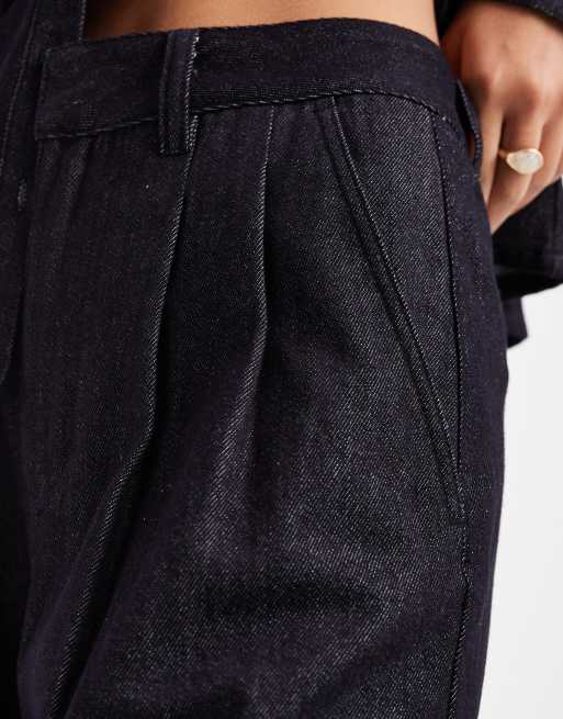 French Connection – Indigoblå jeans med vida ben, del av set, 5 av 5