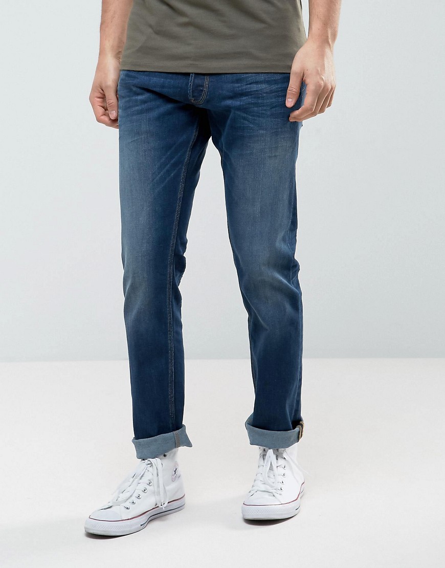 French Connection - Jeans skinny elasticizzati-Navy
