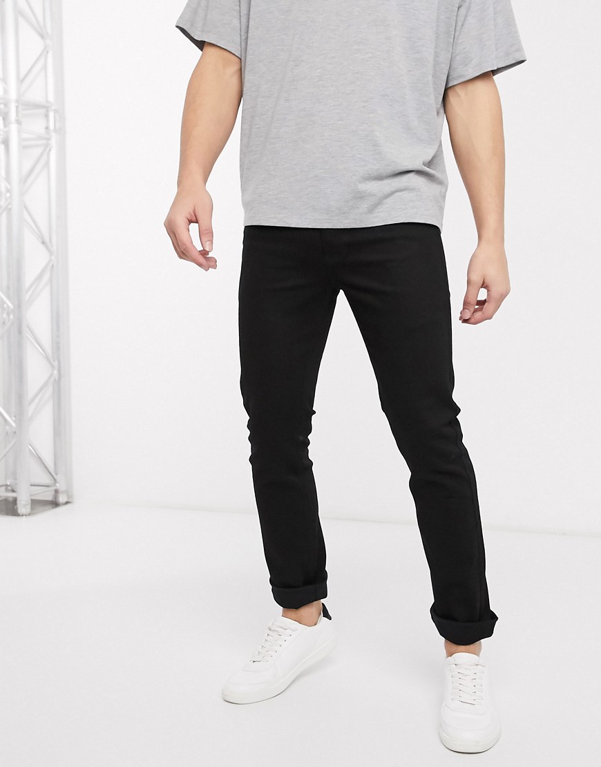 French Connection - Jeans slim neri-Nero