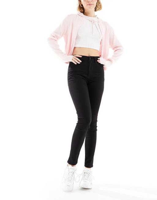 French Connection Jegging skinny stretch taille haute Noir