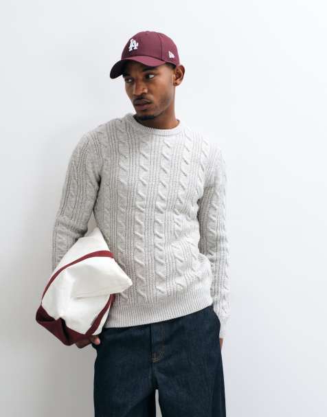 French Connection - jersey de punto de ochos con cuello redondo en crudo - view 1