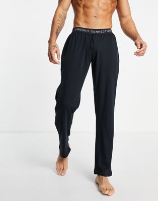 French Connection jersey lounge pant in blue
