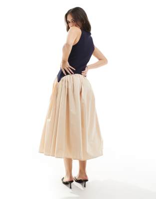Shop French Connection Jia Drop Waist Midi Dress
