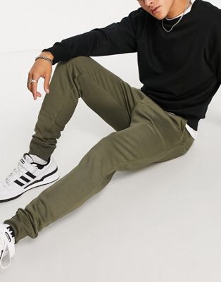 French Connection slim fit jogger in khaki - ASOS Price Checker