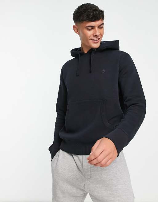 French Connection – Kapuzenpullover zum Überziehen in Marineblau