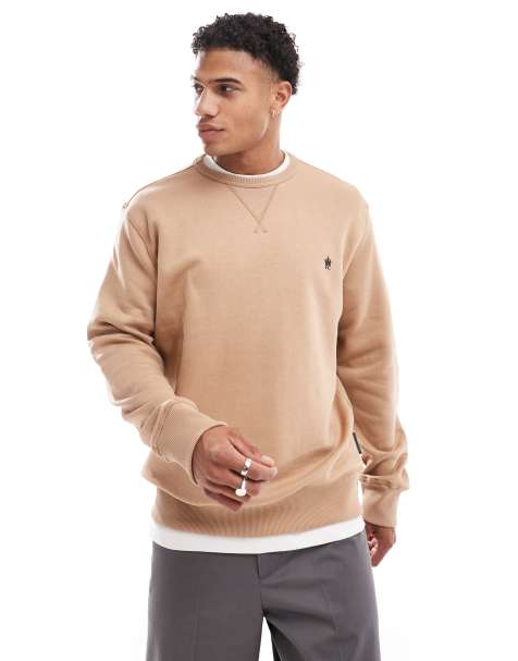 French Connection - Klassisk lysebrun sweatshirt - view 1