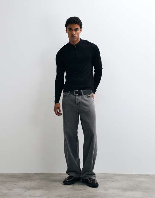 French Connection knitted polo shirt in black, 2 of 5