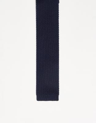 FRENCH CONNECTION KNITTED TIE IN NAVY