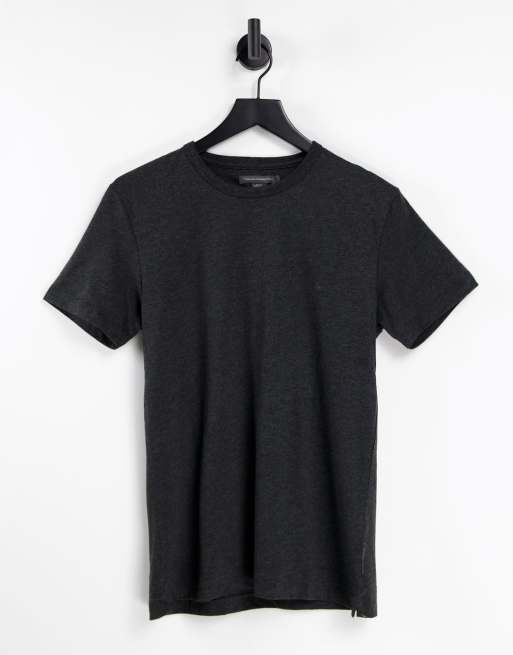 French Connection - Koksgrå T-shirt med rund hals