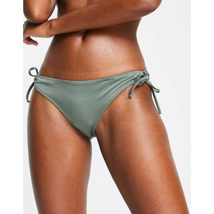 Army green store bikini bottoms