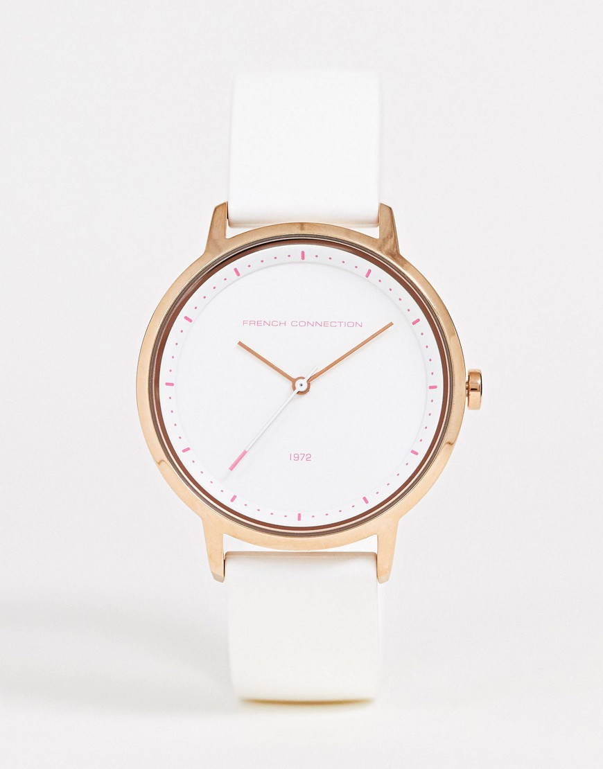 French Connection ladies watch in white