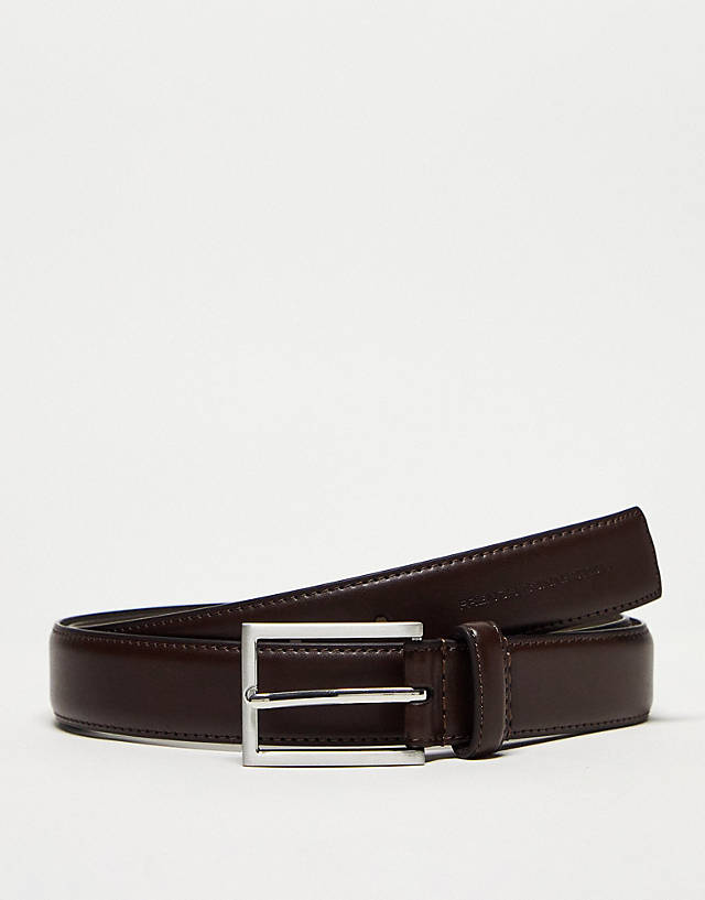 French Connection - leather belt in brown