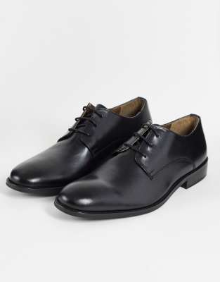 French Connection French Connection leather formal derby shoes in black
