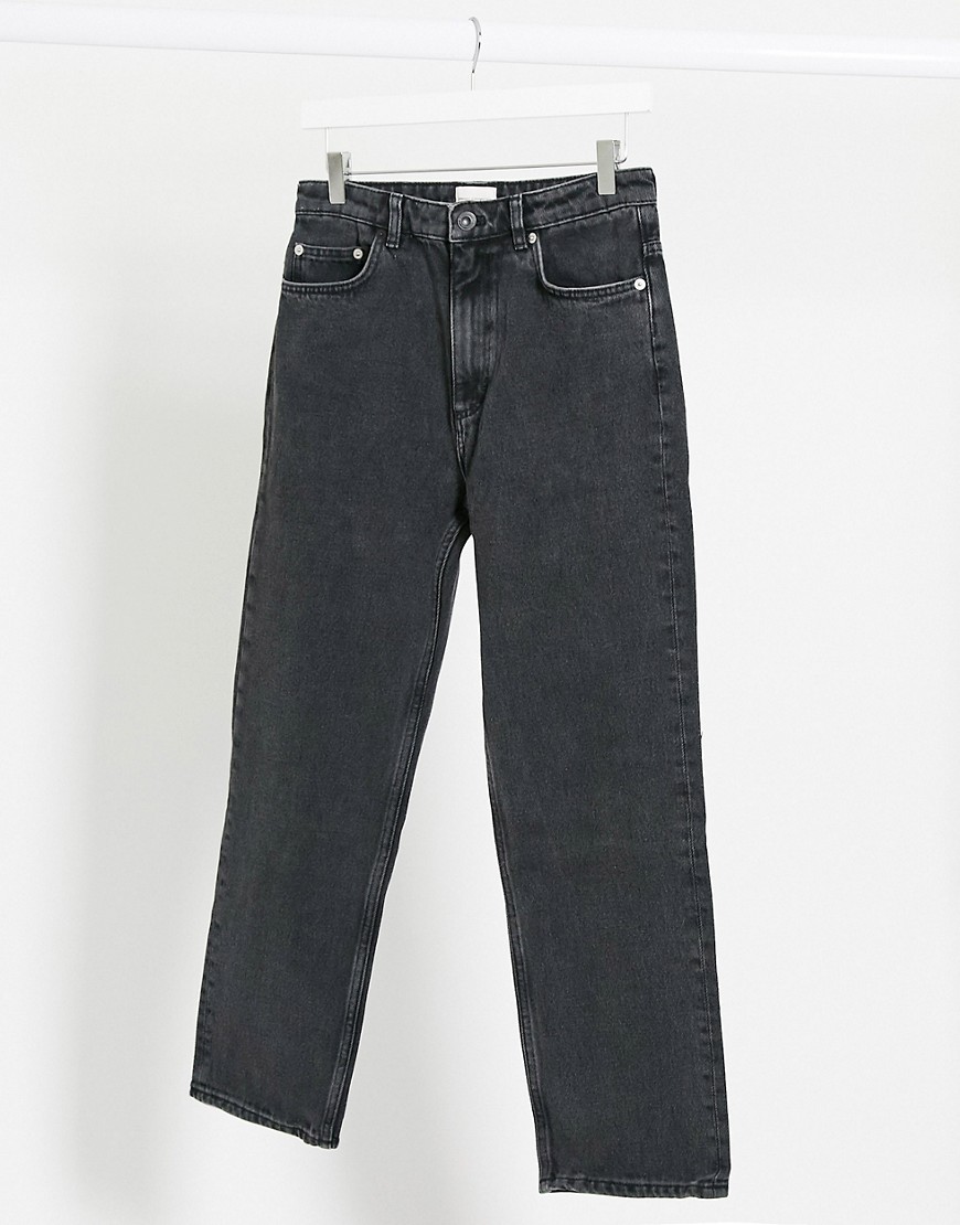 French Connection Lillian ankle grazer straight jeans in black