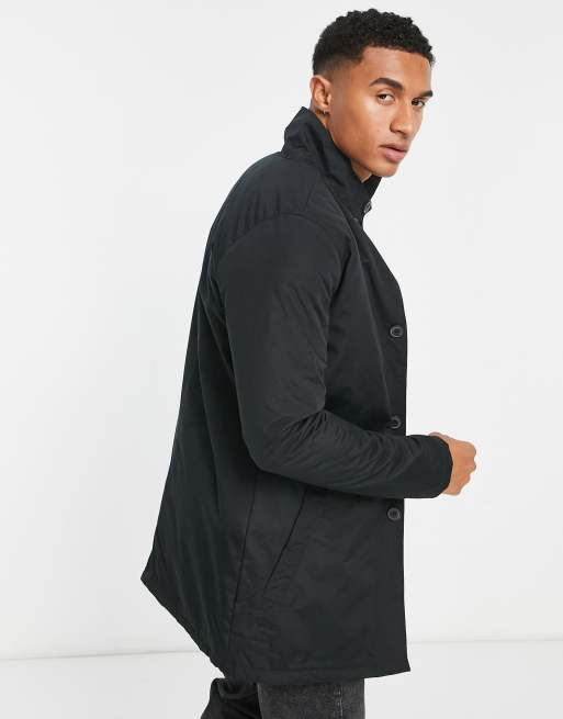 French connection mens mac 2 jacket black sale