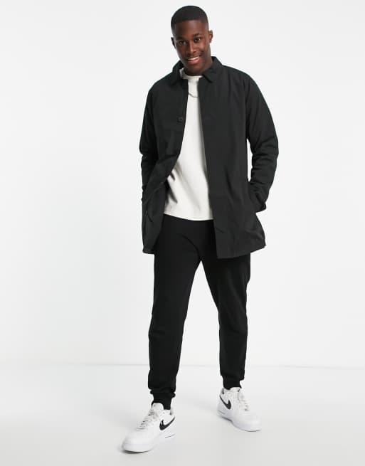 Black mac shop trench coat