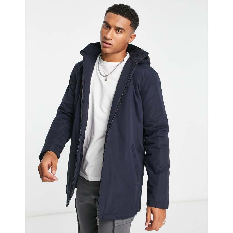 Hooded mac 2025 jacket mens