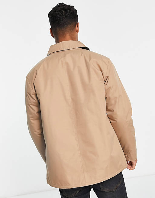 French Connection lined multi pocket jacket in light brown | ASOS